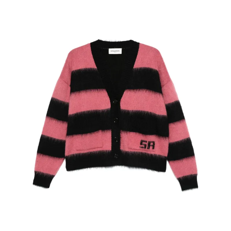 Sonia Rykiel Brushed Striped Cardigan-0