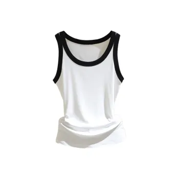 Flowers In Water Tank Top Women's Fairy White