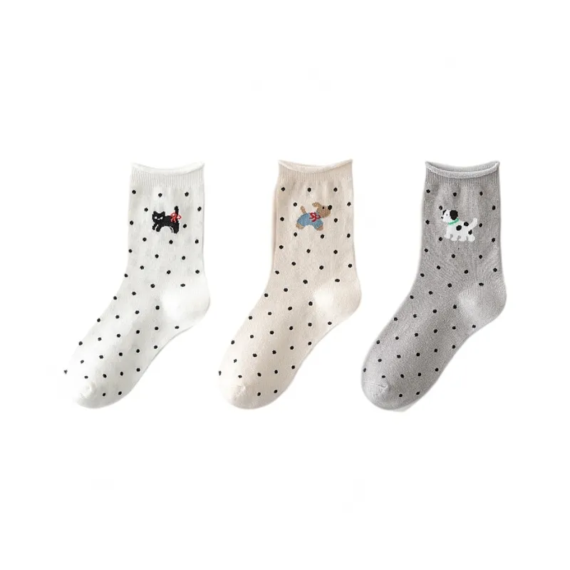 H YXIANG Mid Calf Socks Women's Combo Set-2