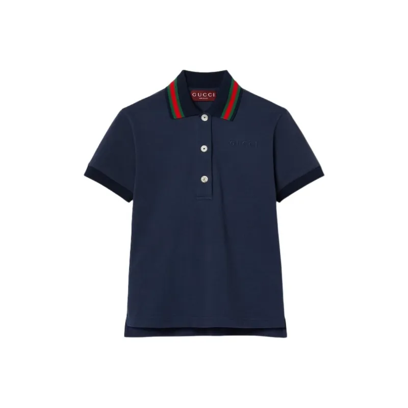 GUCCI Polo Shirts Women's Navy-0