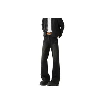 KIRHNE Jeans Unisex Carbon Black