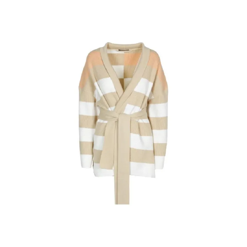 JOSEPH Striped Knitted Cardigan-0
