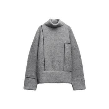 ZARA Knitwear Women's Medium Gray