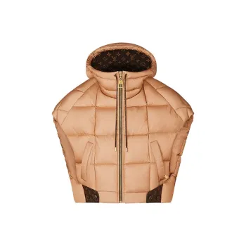 LOUIS VUITTON New Quarterly Products Of LV Down Jackets Women's Apricot Yellow