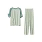 Aqua Green Pants Clothing Sets