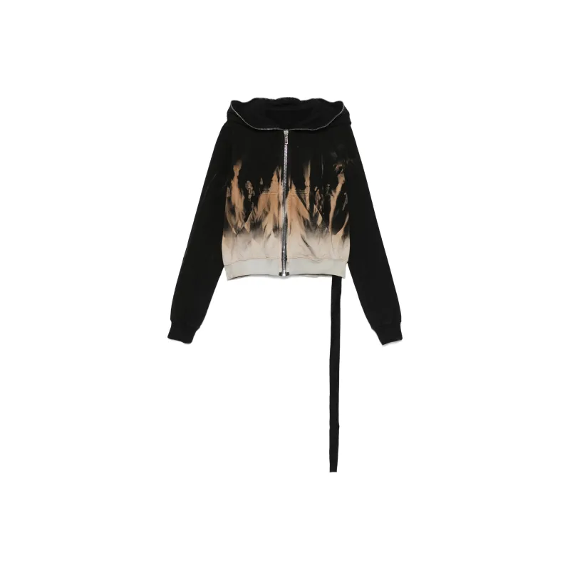 Rick Owens DRKSHDW Small Gimp Hoodie 'Black/Terra'-0