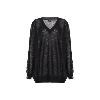 PINKO V neck Knitted Dress