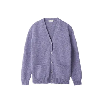 MIU MIU FW23 Knitwear Women's Wisteria Purple