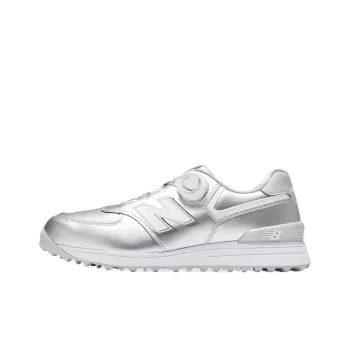 New Balance NB 574 V3 Low Top Training Shoes Women's Silver 2E Width
