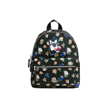 COACH Charlie Nylon Backpack Mini Women's Black