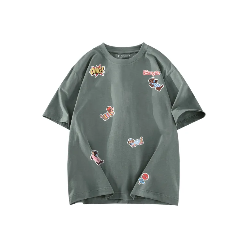 TINA GIA T Shirts Unisex-18
