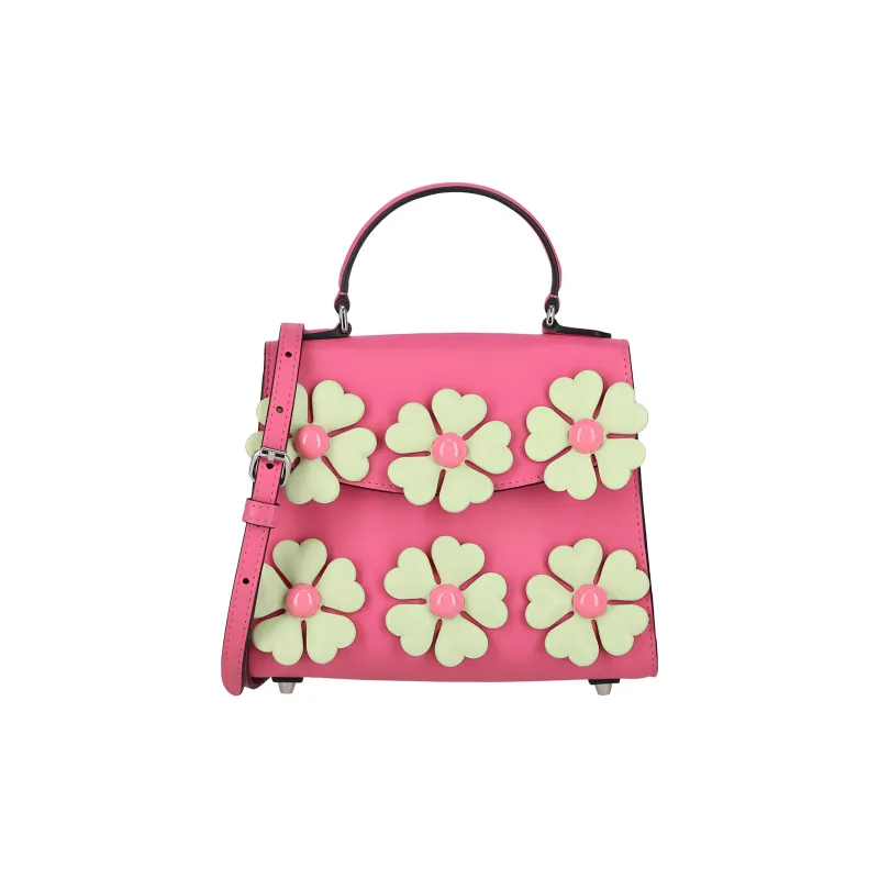 MOSCHINO Polyolefins Portable Crossbody Bag Shoulder Bag Women's Pink-0