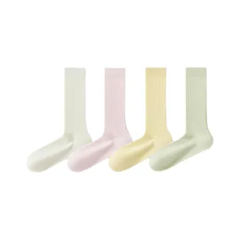 Temooues Mid Calf Socks Women's 4 Pack