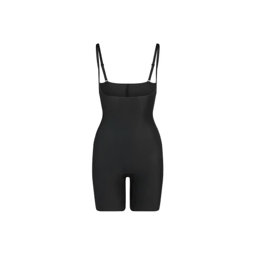 SKIMS BODY CORE SCULPT OPEN BUST MID THIGH BODYSUIT Jumpsuit Women's ONYX/Onyx