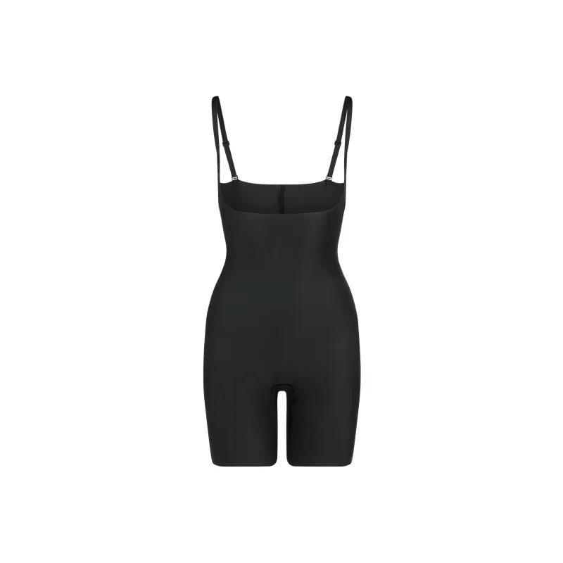 SKIMS BODY CORE SCULPT OPEN BUST MID THIGH BODYSUIT Jumpsuit Women's ONYX/Onyx-0