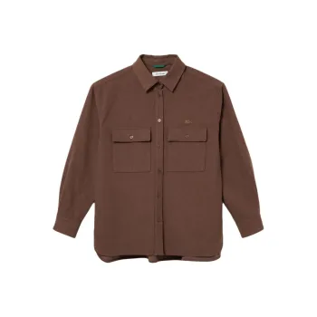 LACOSTE Shirts Women's Brown