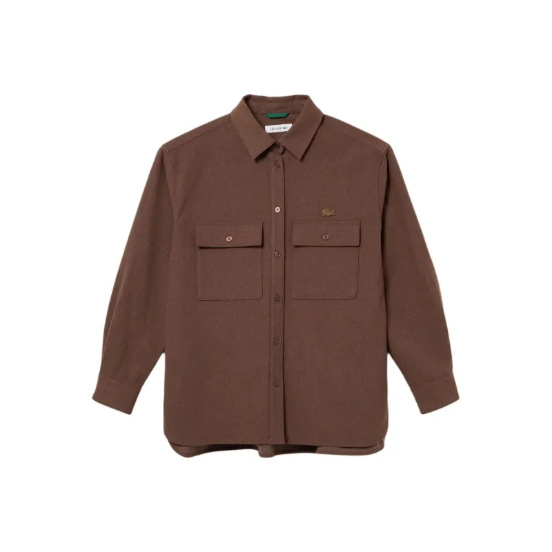 LACOSTE Shirts Women's Brown-0