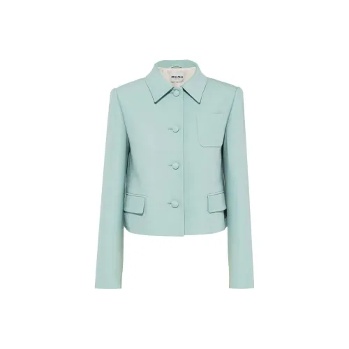 MIU MIU stepping & Coats Women's Green