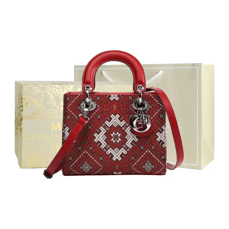 MISS GAIL Synthetic Leather Shoulder Bag, Crossbody Bag, Handbag Women's Red-4