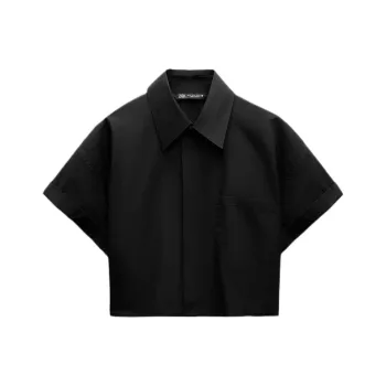 ZARA Trf Shirts Women's Black