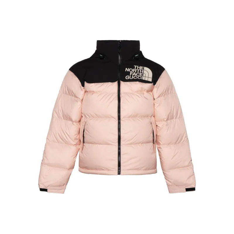 GUCCI X The North Face Padded Jacket Light Pink/Black-0