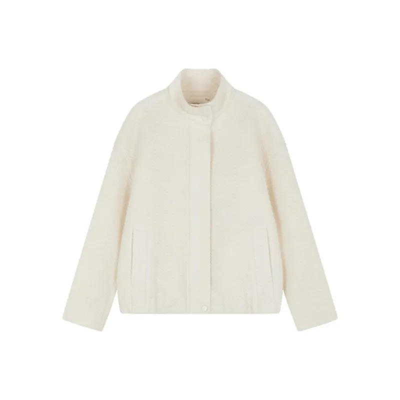 IHIMI Jackets Coats Women's Beige-0