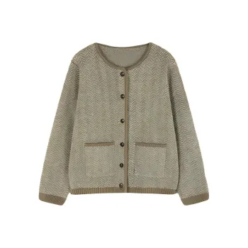 IHIMI Knitwear Women's Mustard Green