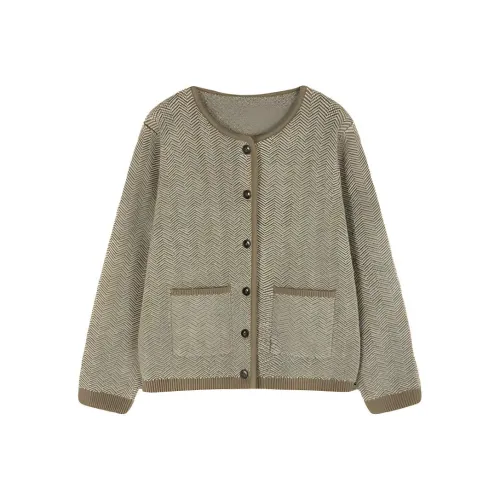IHIMI Knitwear Women's Mustard Green