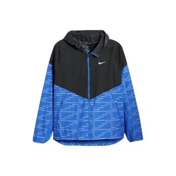 Nike Therma FITMILER Repel Run Division Jacket Unisex Black Blue