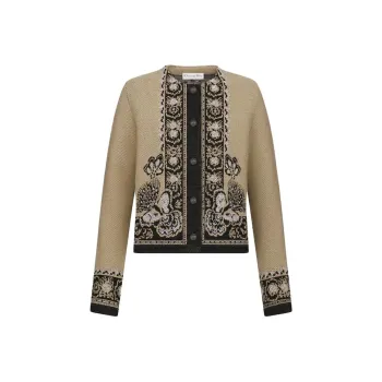 DIOR SS24 Knitwear Women's Beige Yellow