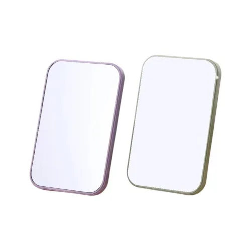 JIXUAN Ins Wooden Portable Make Up Mirrors Foldable