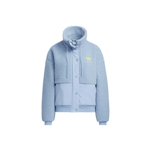 Adidas Originals Clover Series Outfit Jacket Women's Blue