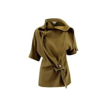 Bottega Veneta Piercing Detailed Zipped Top