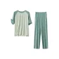 Aqua Green Top+Pine Frost Green Pants