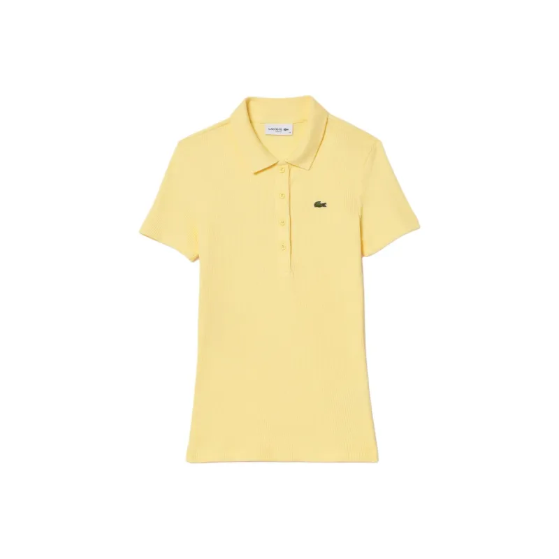 LACOSTE Polo Shirt Women's Light Yellow-0