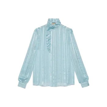 GUCCI Shirts Women's Light Blue
