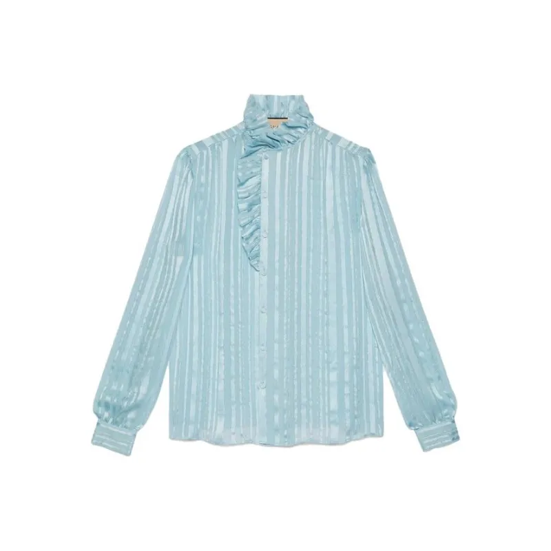 GUCCI Shirts Women's Light Blue-0