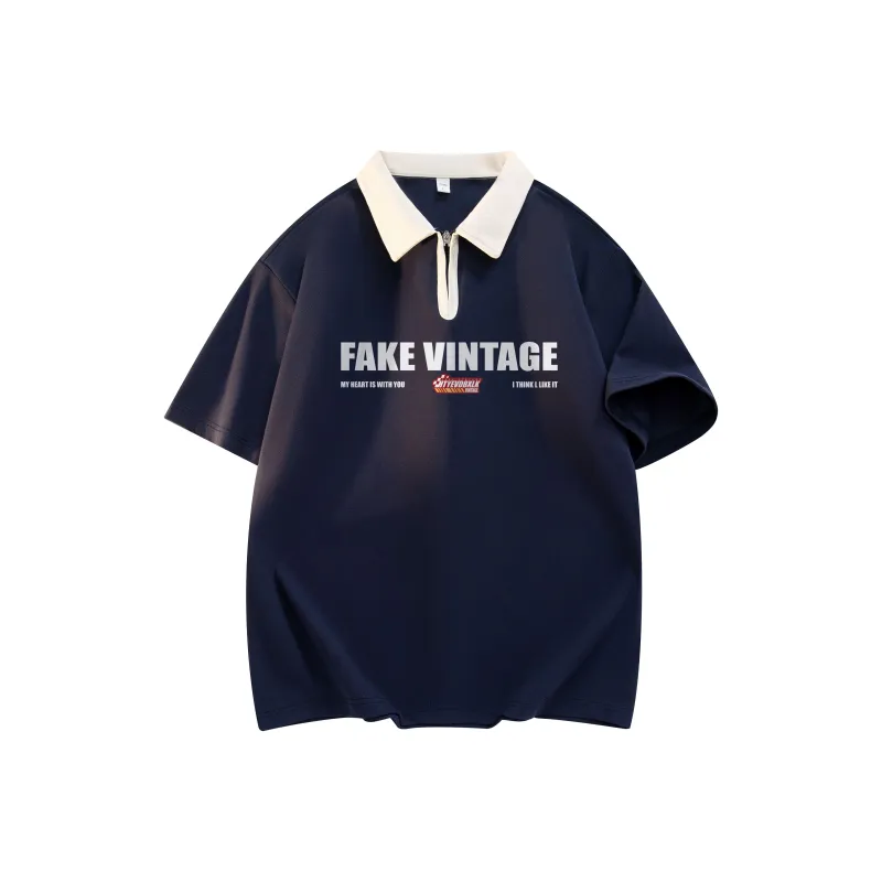 FAKE VINTAGE Polo Shirts Unisex-9