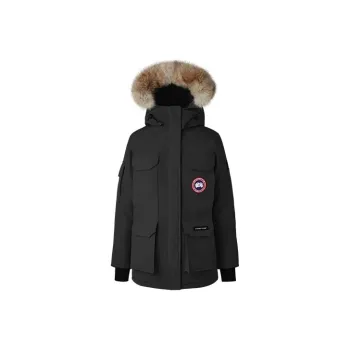 Canada Goose Down Jacket Asia Version Winter Women's Black