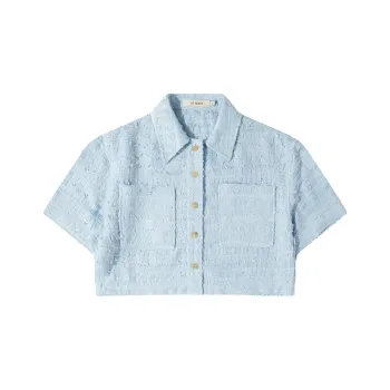 GF Ferré Jacket Women's Light Blue