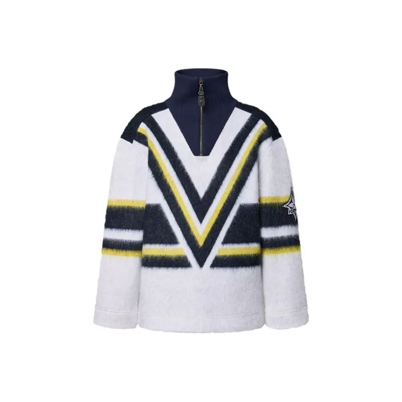 LOUIS VUITTON Mohair Hockey Stripes Pullover-0