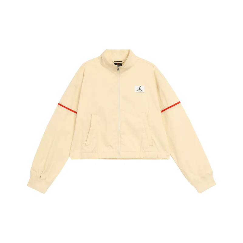 Jordan Jacket Fall Women's Beach Light Yellow-0