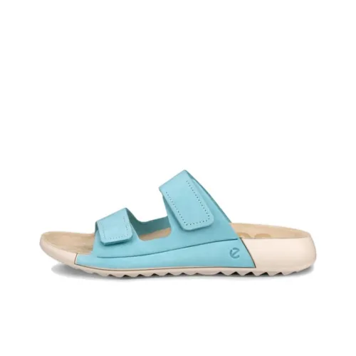 Ecco Cozmo Slide Slippers Women's Blue