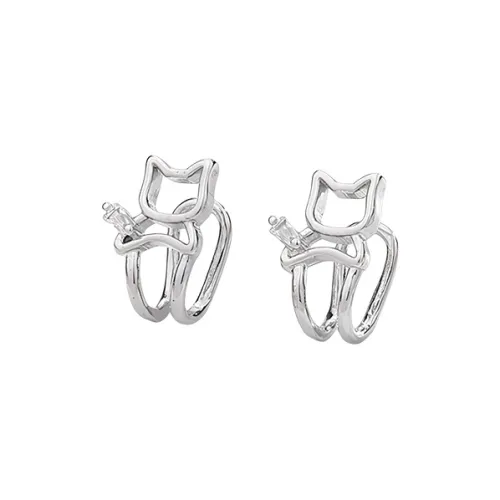 Universe Search Alloy Clip On Earrings Women's