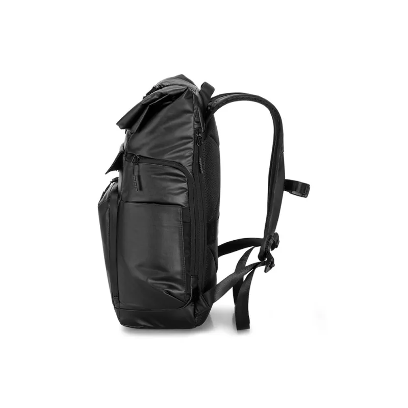 KINGSONS Polyester Backpack Medium Size Unisex Black/Gray-1