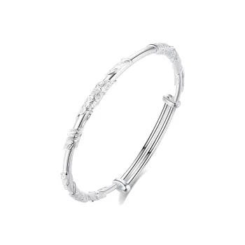 Beth Jewelry 999 Fine Silver Bangles Women's