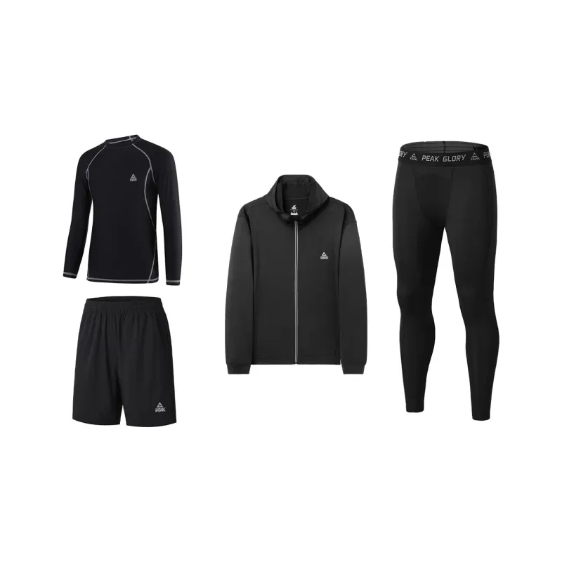 PEAK RIGHT Series Casual Sportswear Unisex Black-12