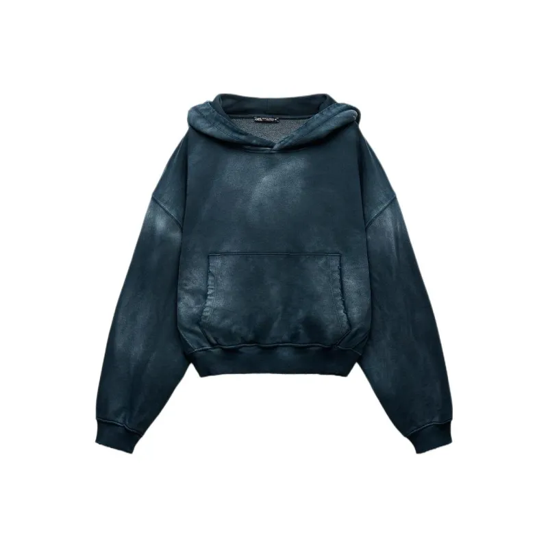 ZARA Sweatshirts Women's Blue-0