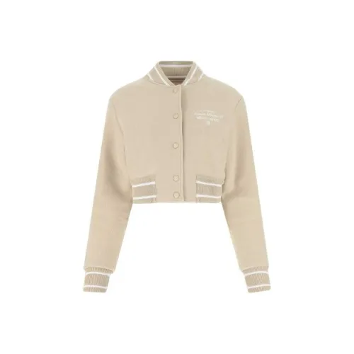 Givenchy Cropped Bomber Varsity 'Beige/White'