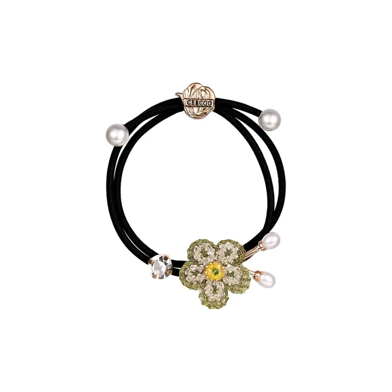 Cercoo Artificial Crystal Hair Tie Women's-0